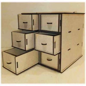 Stackable Drawer Making Kit Stackable Storage Kit - Single - 6 Drawers